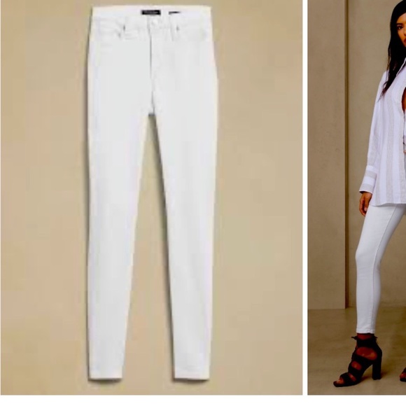 Banana Republic white jeans size 30 - Picture 3 of 5